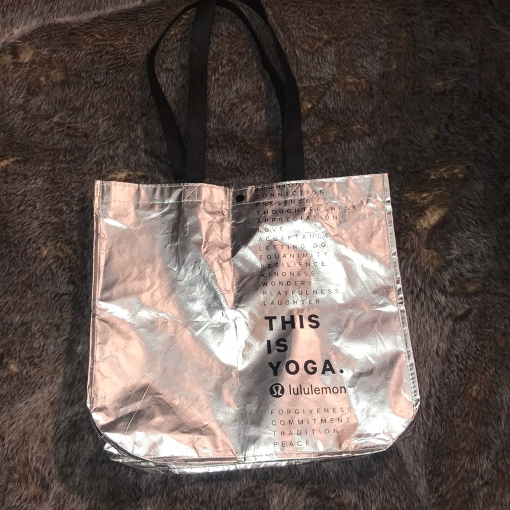 Lulu lemon  tote bag this is yoga